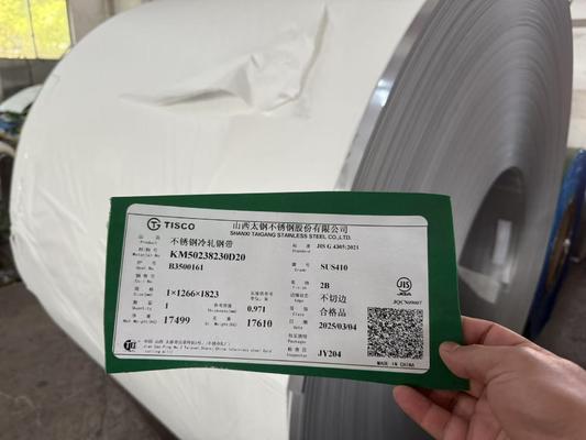 Martensitic الصف 410 و 420 صفائح الفولاذ المقاوم للصدأ (لوحة)