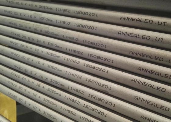 أنبوب / أنبوب الفولاذ المقاوم للصدأ ASTM A268 TP430 TP405 TP410S TP410 TP420 TP431 TP446