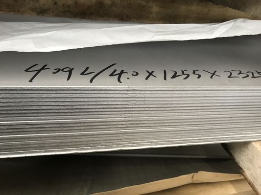 ASTM A240 409 صفيحة من الفولاذ المقاوم للصدأ مدرفلة على الساخن ومقطعة لأطوال الصفائح